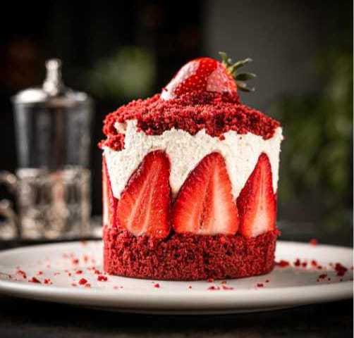 image of a red velvet cake